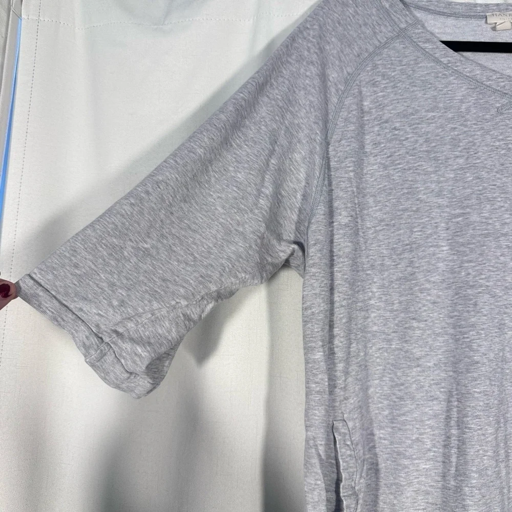 Hanro Knits Light Gray Relaxed Fit Shirt